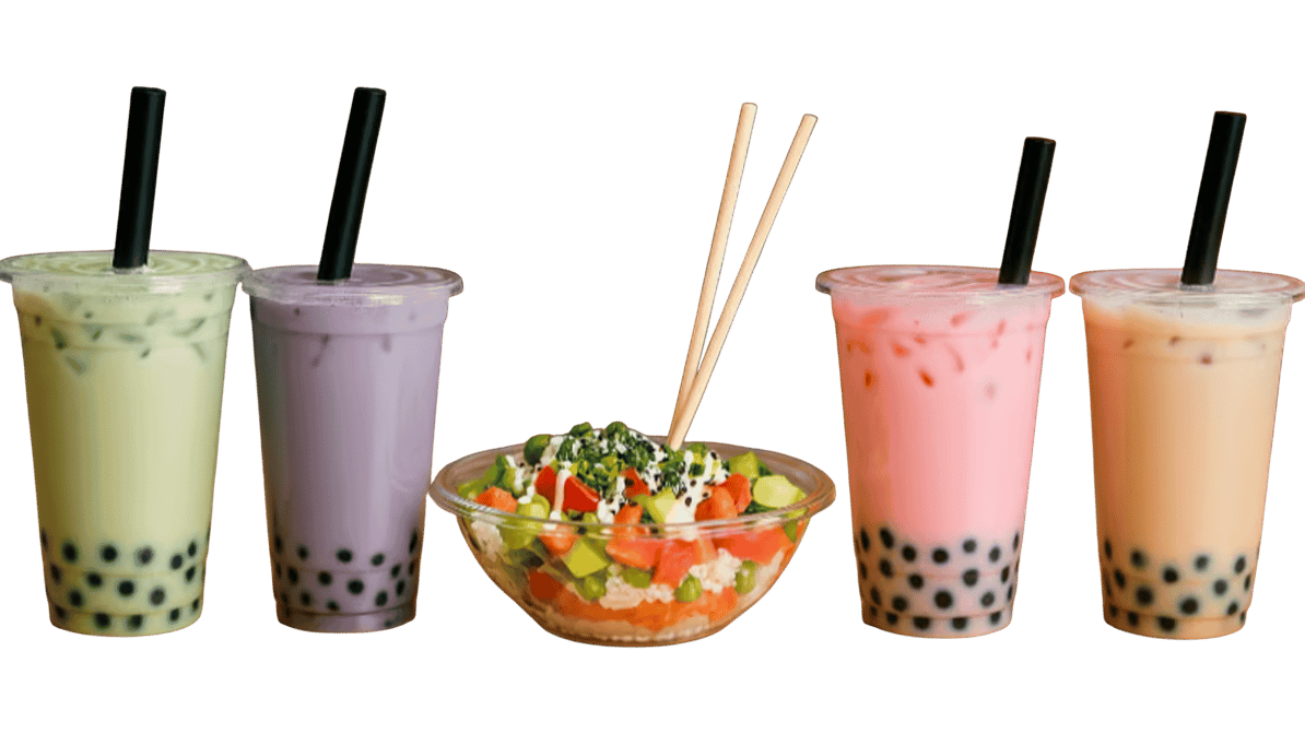 Combo! 1 Poke + 1 Bubble Tea